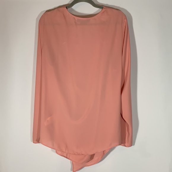 Michel Studio Pink Long Sleeved Blouse Top - Picture 6 of 9